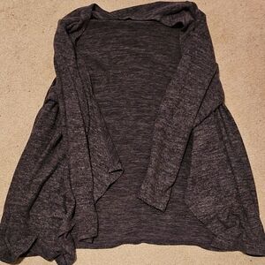 Torrid Charcoal Open Front Cardigan